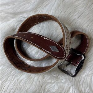 Oilily Belt  Buckle Black Sz XL 
Made in Italy 100% Leather